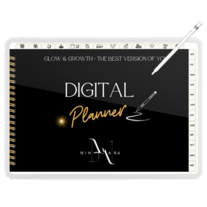 Aperçu du Planner digital musulman Tout-en-un