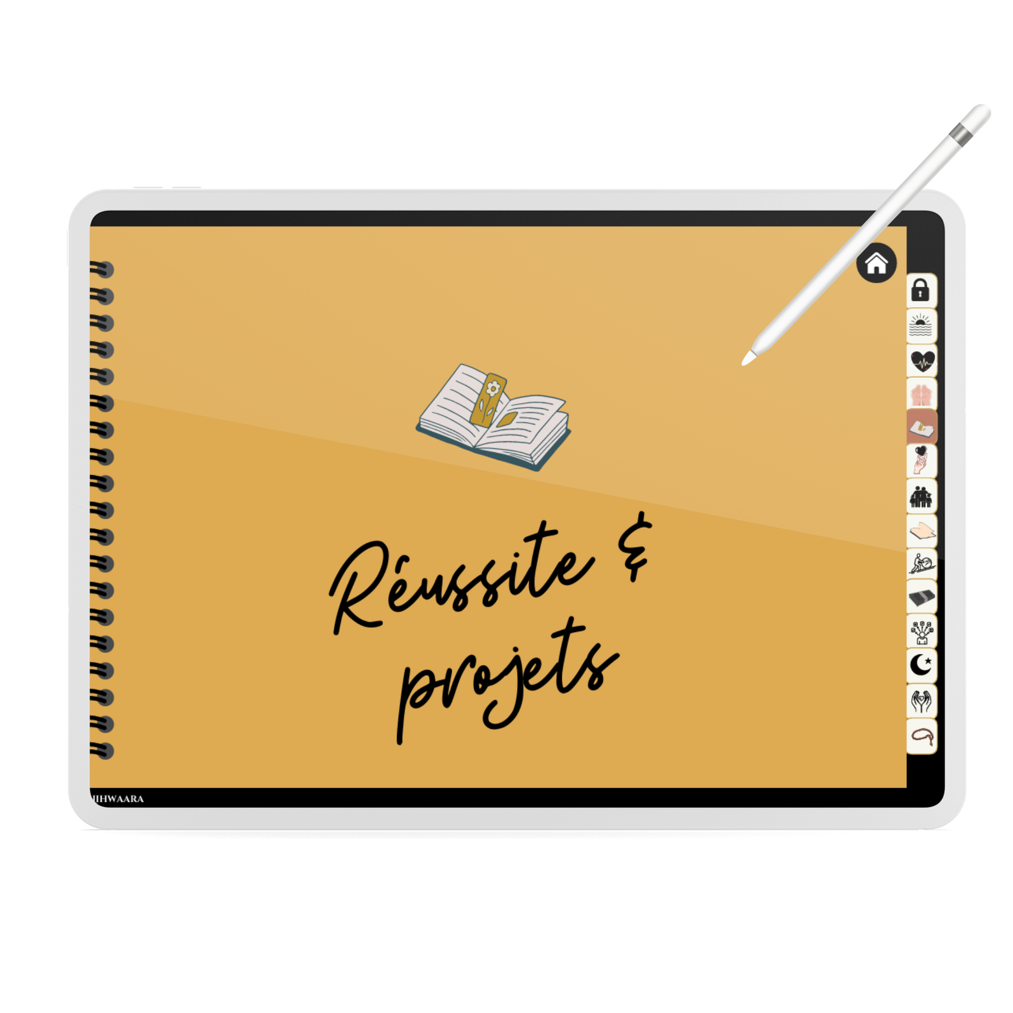 Aperçu mon carnet d’invocations & dhikr – Journal Digital interactif