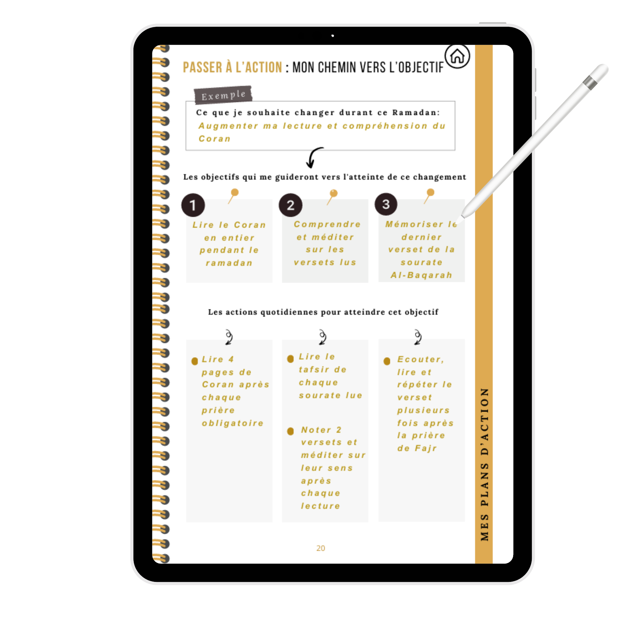 Ramadan digital planner Nihwaara